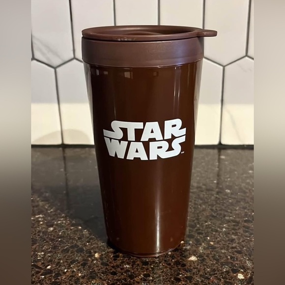 Star Wars Brown Travel Mug, plastic by Hallmark - Picture 1 of 4